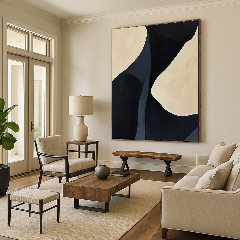 Organic Shape Abstract for Modern Art Gallery & Minimalist - Inspired Lounge STSC609