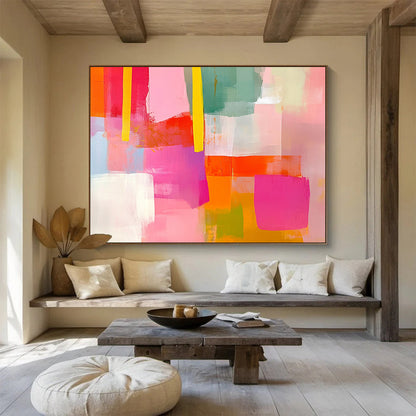 Bright Color - Block Abstract Art for Kids’ Playroom & Creative Art Studio SC256