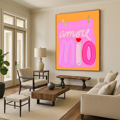 “Amore Mio” Neon Art for Italian Restaurant & Romantic Home Balcony DLZ0645