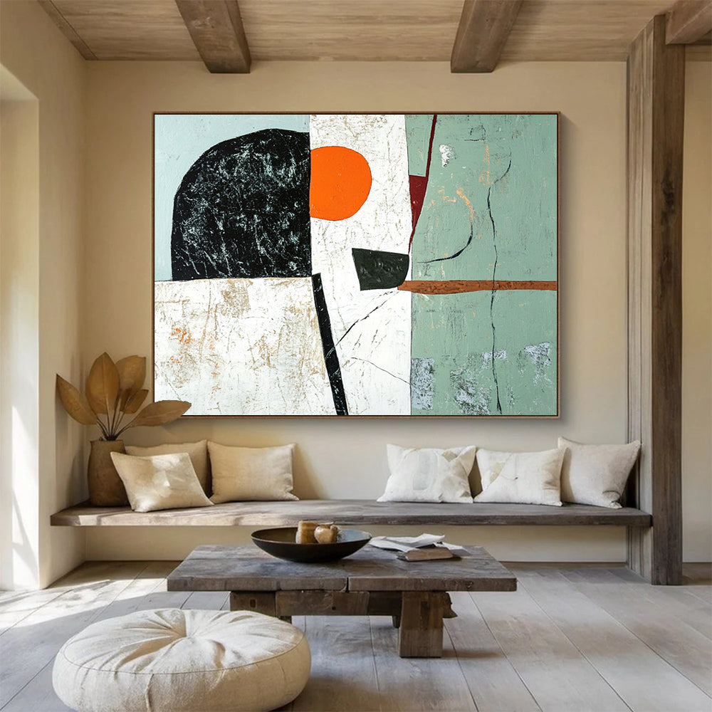 Abstract Geometric Shapes Art for Modern Office & Contemporary Art Gallery SC192
