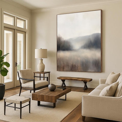 Misty Landscape for Meditation Space & Nature - Inspired Home STSC869
