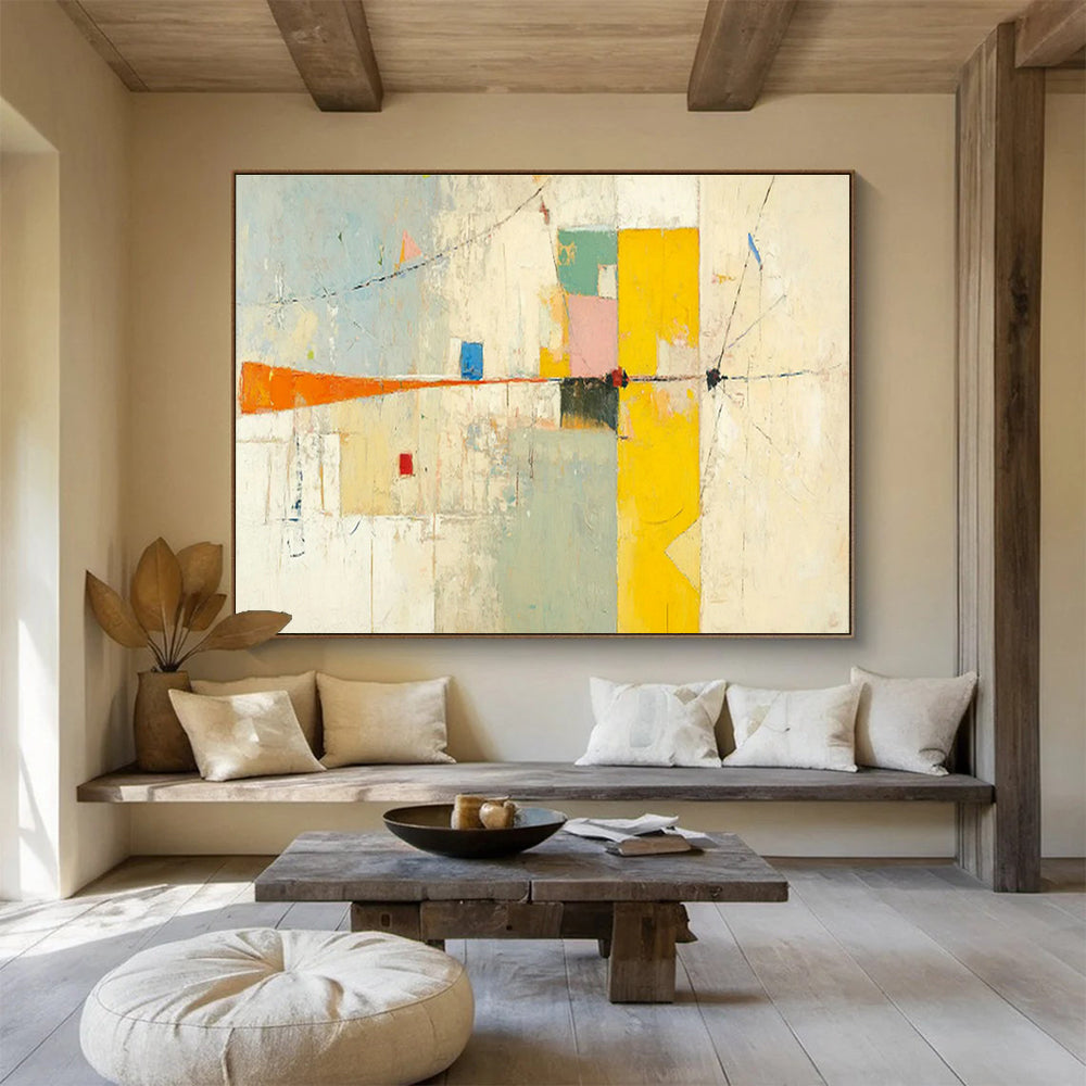 Colorful Geometric Abstract for Creative Office Breakroom DLZ2998