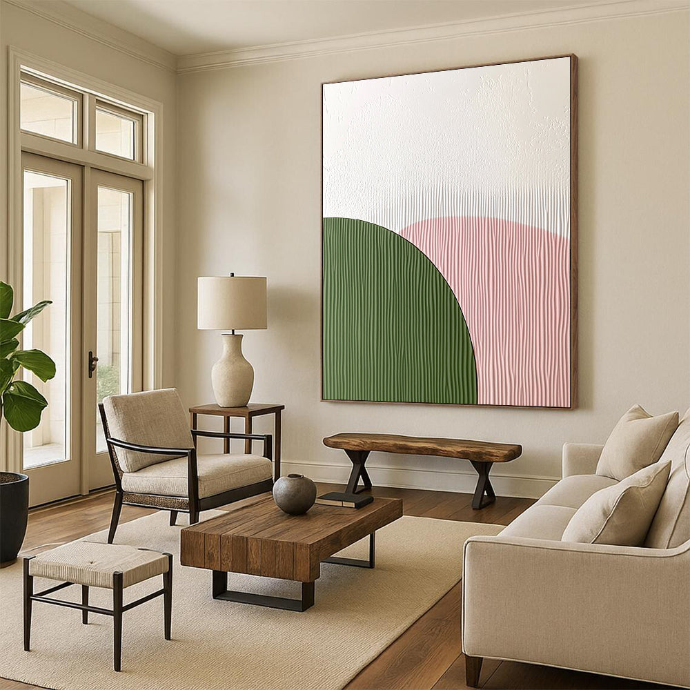 Minimalist Geometric Shapes Art for Scandinavian - Style Nursery & Contemporary Art Gallery STSC935
