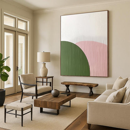 Minimalist Geometric Shapes Art for Scandinavian - Style Nursery & Contemporary Art Gallery STSC935