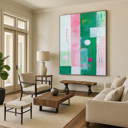 Colorful Geometric Abstract for Playful Kids’ Area & Modern Café STSC325