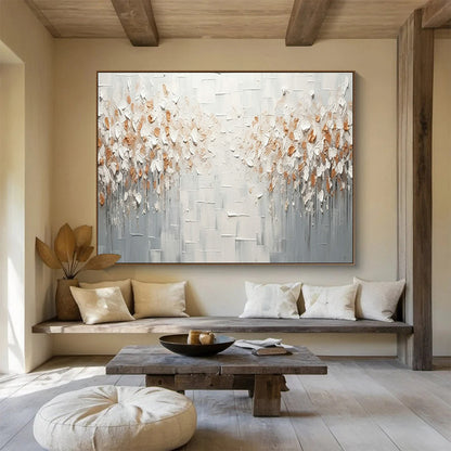 Beige Decorative Abstract Art for Contemporary Entryways DLZ2431