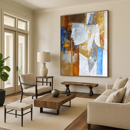 Abstract Ancient Figure for Historical - Themed Study & Art Deco Lounge STSC633