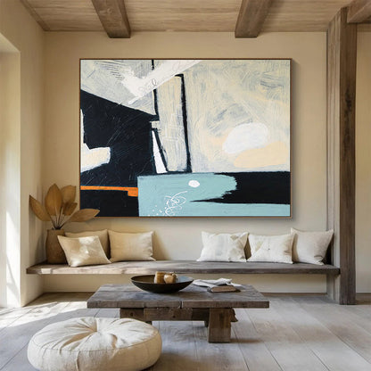 Black - White - Gray Abstract Art for Sophisticated Library DLZ2930