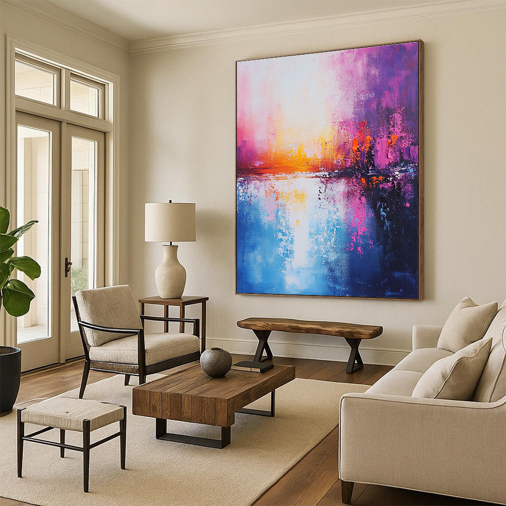 Dreamy Sunset Reflection for Romantic Dining Room & Lakeside Cottage STSC265