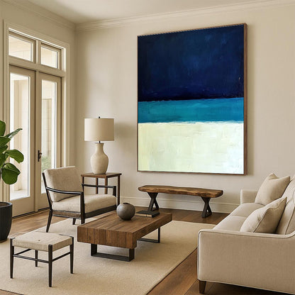 Minimalist Sea Layers for Contemporary Office & Modern Home Decor STSC884