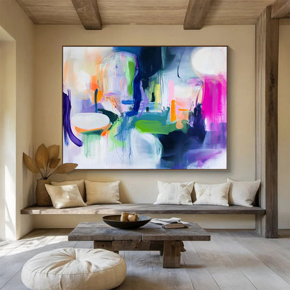 Vivid Color Fusion Art for Art Gallery & Trendy Boutique SC373