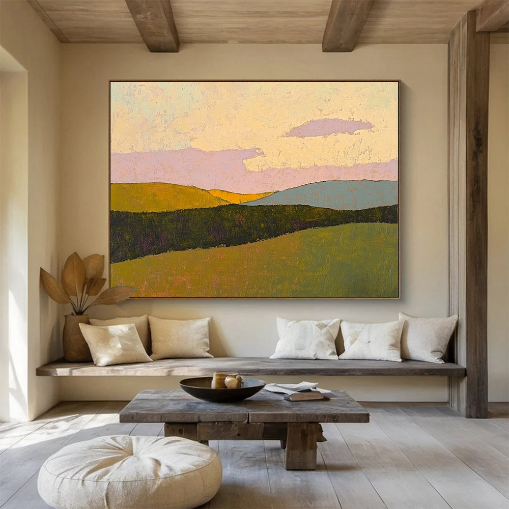 Dreamy Landscape Art for Nursery & Yoga Studio SC578