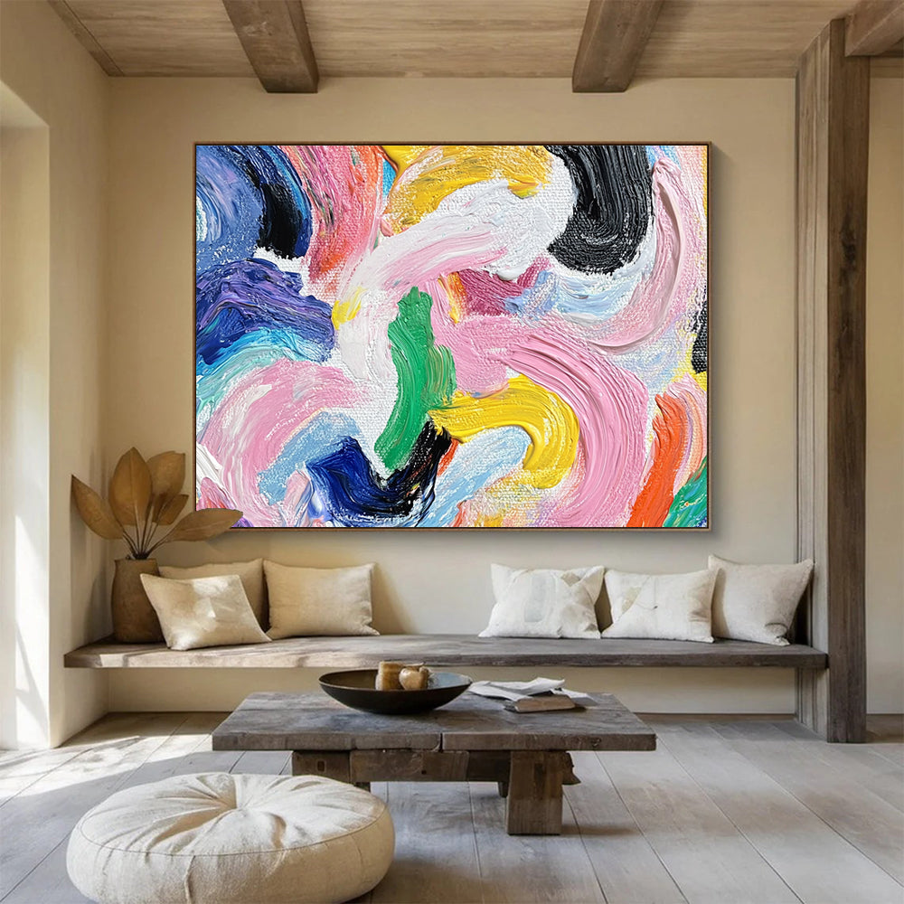 Colorful Swirls Art for Playful Children’s Room & Art - Inspired Retail Store SC436