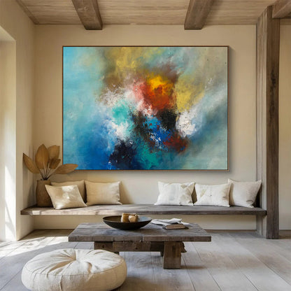 Color - Blending Abstract Art: Craft a Romantic Bedroom Retreat DLZ2386