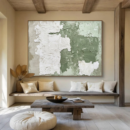 Weathered Wall Texture Art for Industrial - Style Café & Retro - Themed Lounge SC470