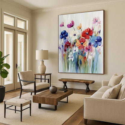 Colorful Flower Bouquet for Bright Sunroom & Cheerful Café STSC993