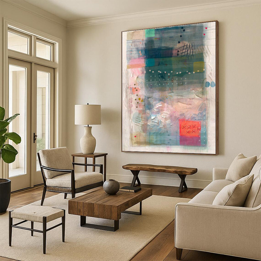 Colorful Abstract Art for Creative Agency Conference Rooms DLZ0156