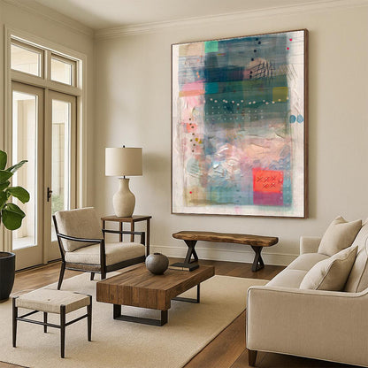 Colorful Abstract Art for Creative Agency Conference Rooms DLZ0156