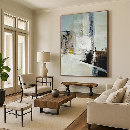 City Impression Abstract Art for Living Room & Studio DLZ0542