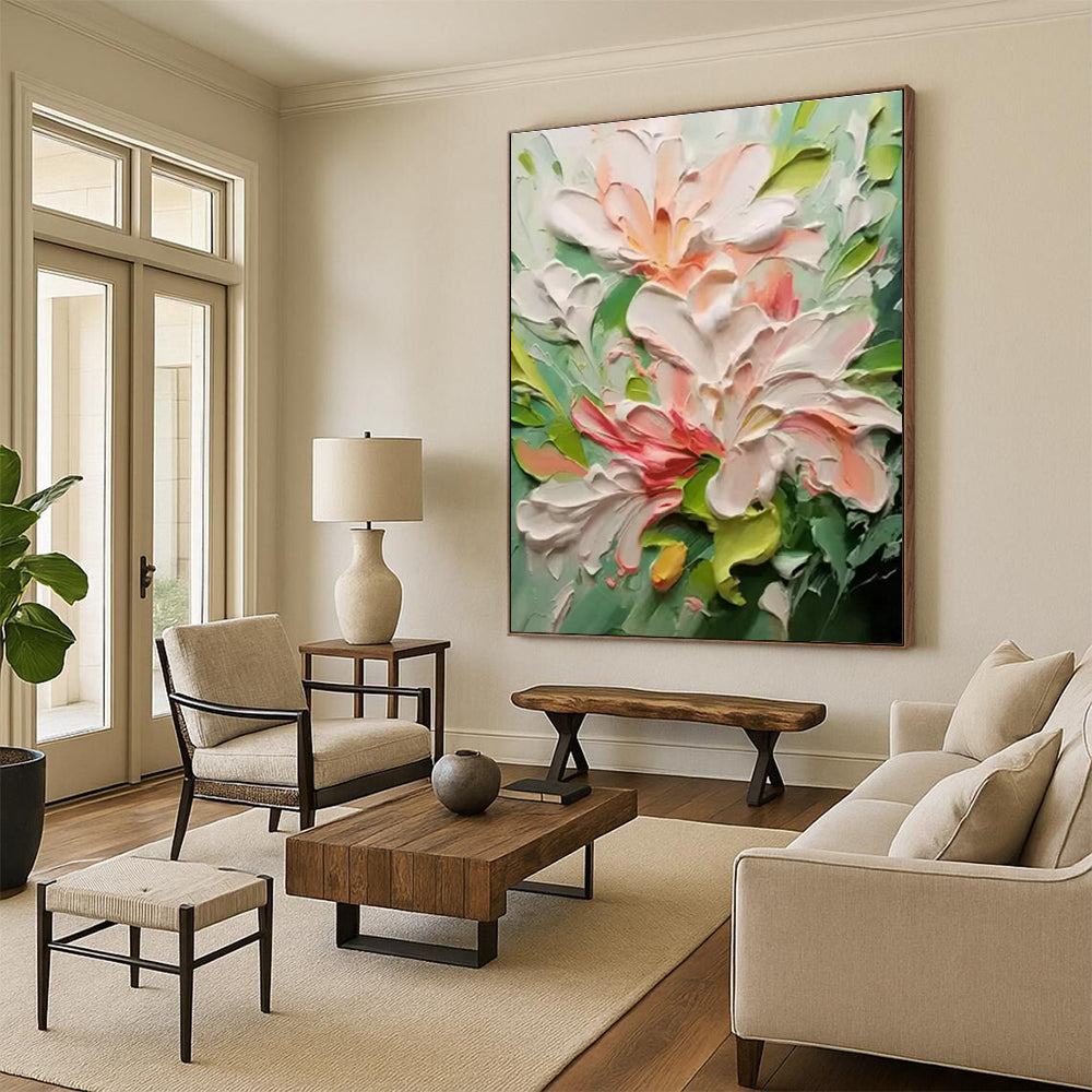 Colorful Flower Relief Art for Garden - View Conservatory & Botanical Café DLZ1403