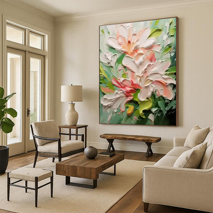 Colorful Flower Relief Art for Garden - View Conservatory & Botanical Café DLZ1403