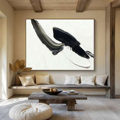 Black - Gray Relief Art for Contemporary Art Gallery Monochrome Displays DLZ3294