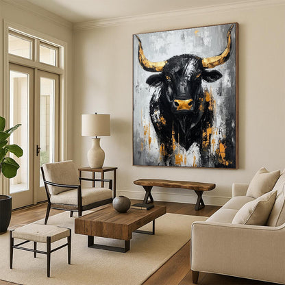 Powerful Animal Art for Steakhouse & Luxury Man Cave STSC027