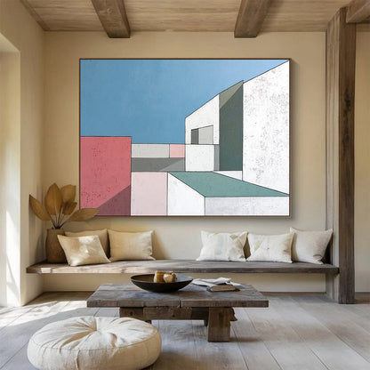 Geometric Architectural Art for Architectural Firm & Modern Home Office SC487