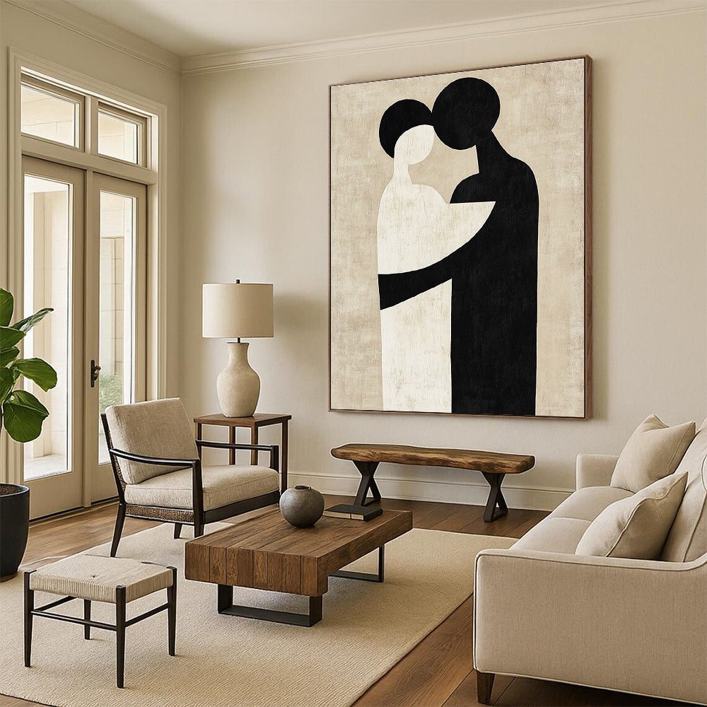 Abstract Embrace for Romantic Bedroom & Wedding Venue STSC473