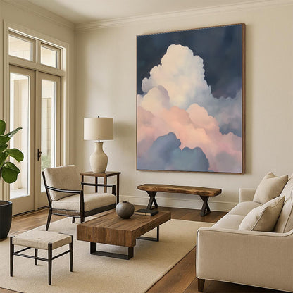 Soft Colorful Clouds Art for Romantic Home Bedroom & Sky - Gazing Café STSC1036