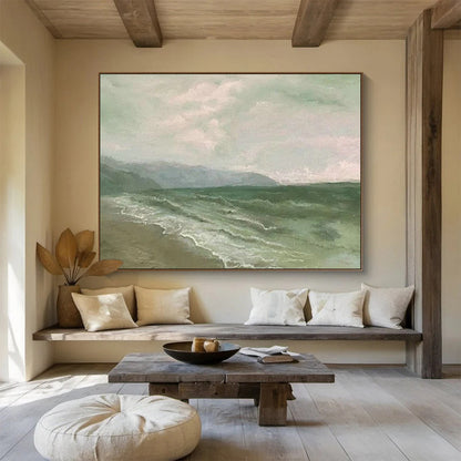 Light - Color Seaside Abstract for Coastal Bed and Breakfast DLZ2988