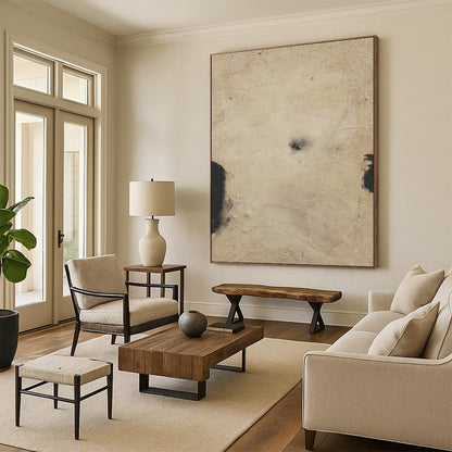 Subtle Abstract Texture Art for Minimalist Living Room & Art - Curator’s Office DLZ1428