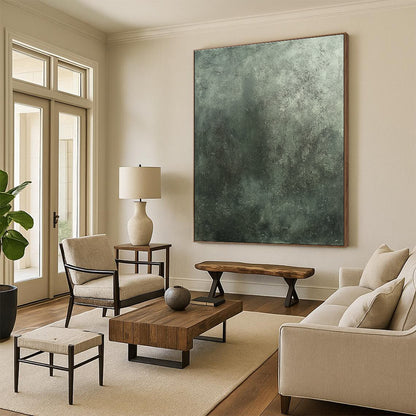 Grayish - Green Textured Background for Industrial - Style Restaurant & Modern Art Gallery STSC1290