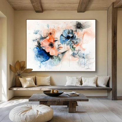 Elegant Floral Portrait for Boutique & Romantic Restaurant SC566