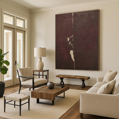 Dark Brown Abstract Art for Living Room & Hallway DLZ0405