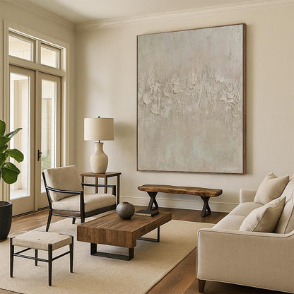 Light Gray Textured Abstract for Minimalist Hallway & Monochrome Spa DLZ0905