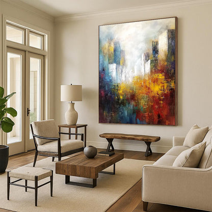 Abstract Cityscape for Office & Rooftop Bar STSC106