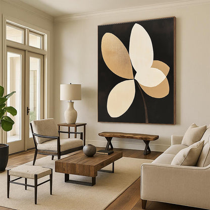 Gold and White Floral for Luxury Boutique & Elegant Dining Room STSC1144