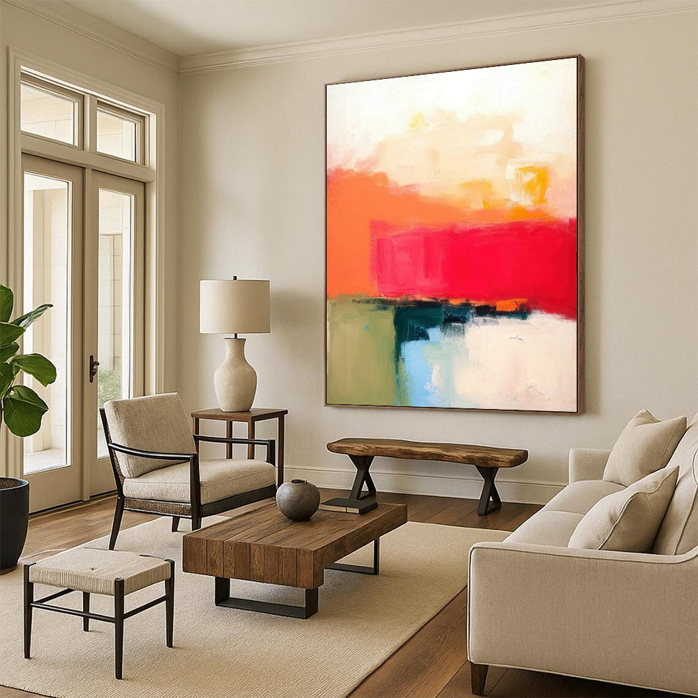 Color - Block Abstract Art for Modern Office & Contemporary Art Fair DLZ1926