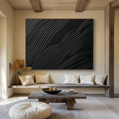 Sophisticated Texture Art for Luxury Lounge & Art Gallery SC575