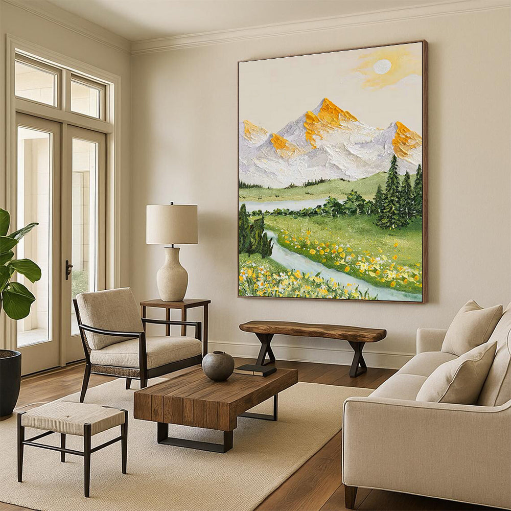 Pastoral Landscape Art for Country Inn Breakfast Nook & Garden Center DLZ1044
