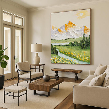 Pastoral Landscape Art for Country Inn Breakfast Nook & Garden Center DLZ1044