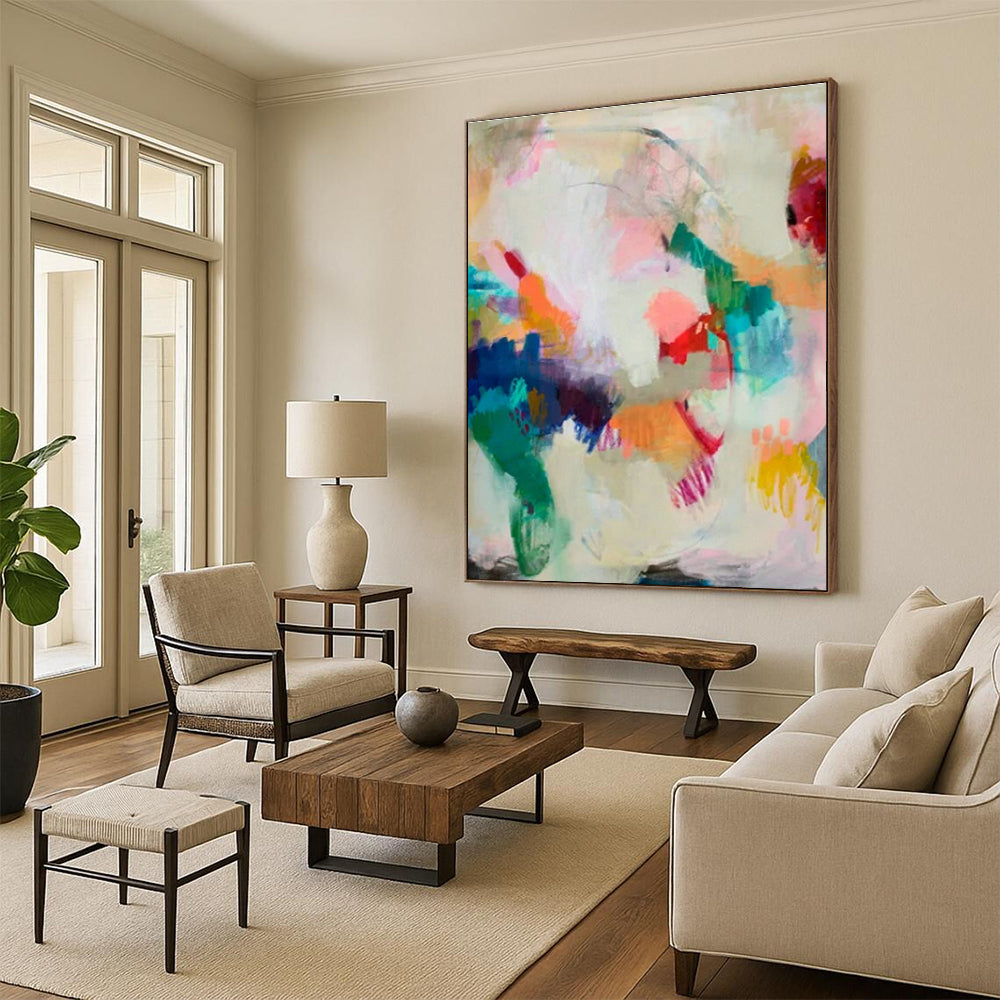 Vibrant Abstract Art for Creative Studio & Art - Loving Café DLZ1438