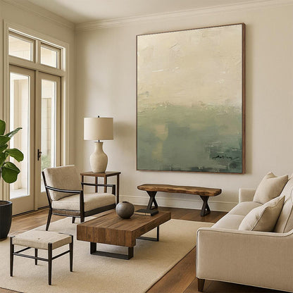 Subtle Gradient Art for Minimalist Library & Calming Dental Clinic DLZ1502