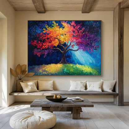 Fantasy Tree Night Sky Art for Boho - Chic Rooftop Garden Hangouts DLZ3197