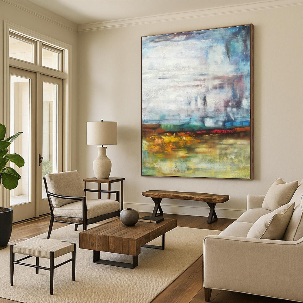 Colorful Landscape - inspired Abstract for Garden Home & Restaurant DLZ0576