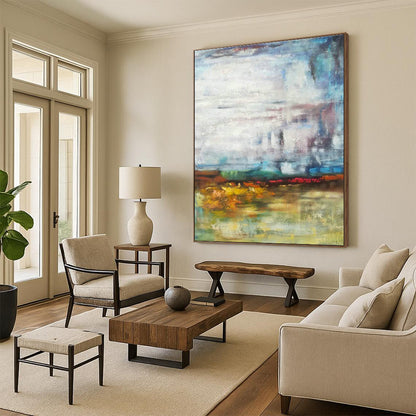 Colorful Landscape - inspired Abstract for Garden Home & Restaurant DLZ0576