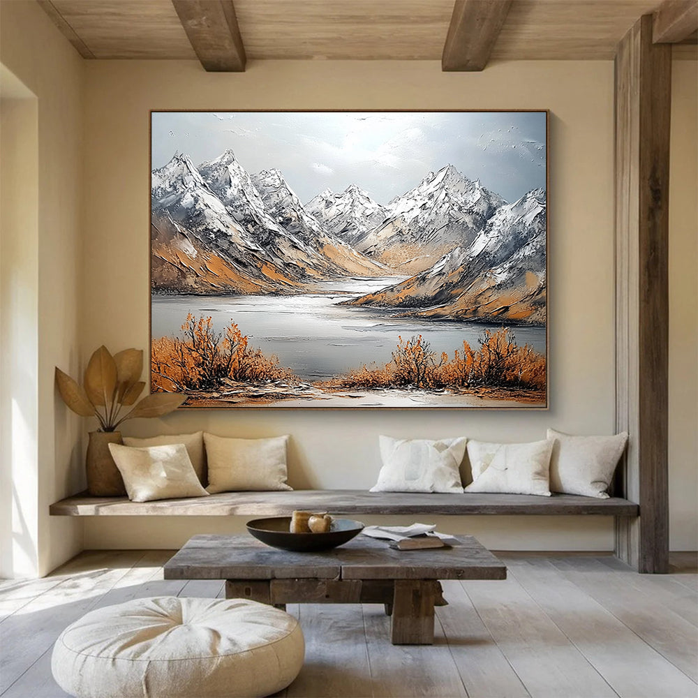 Rustic Alpine Art for Ski Resort & Mountain Lodge SC611