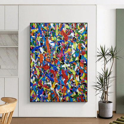 Color Explosion Abstract Art for Creative Kids’ Space & Vibrant Art Bar DLZ2266