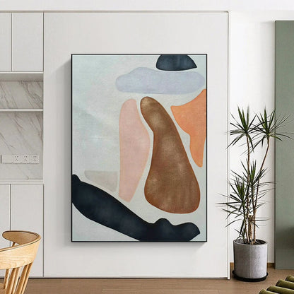 Soft - Colored Geometric Abstract Art for Living Room & Bedroom DLZ0511